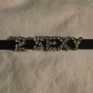 Black and Silver Embellished Bracelet